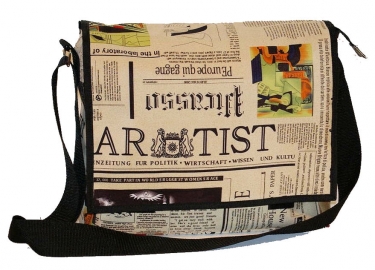 Postbag overslagtas Newspaper krant look